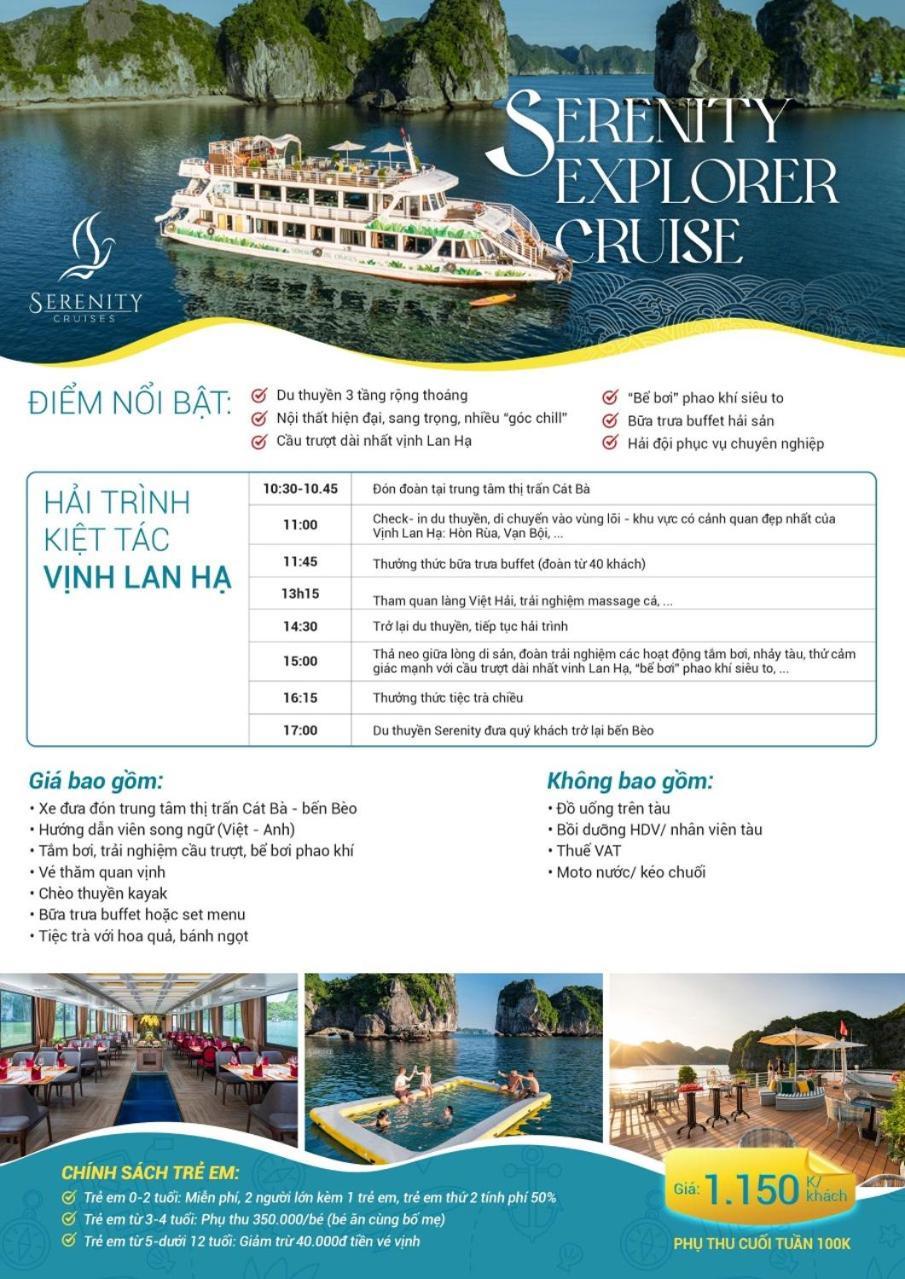 Emerald Hotel Cat Ba Dong Khe Sau Eksteriør billede